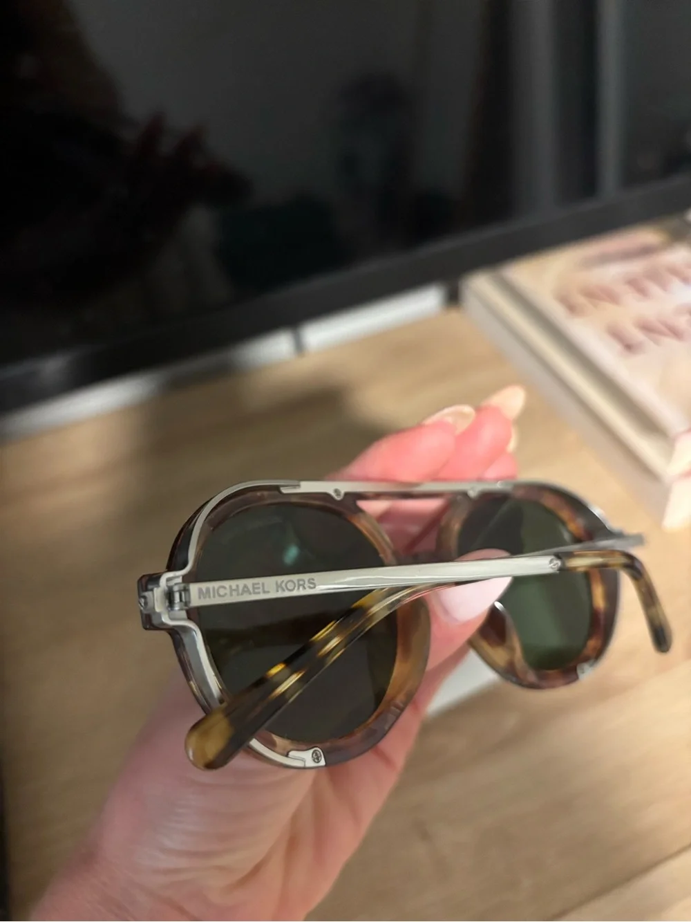 Michael Kors Tortoiseshell Round Sunglasses